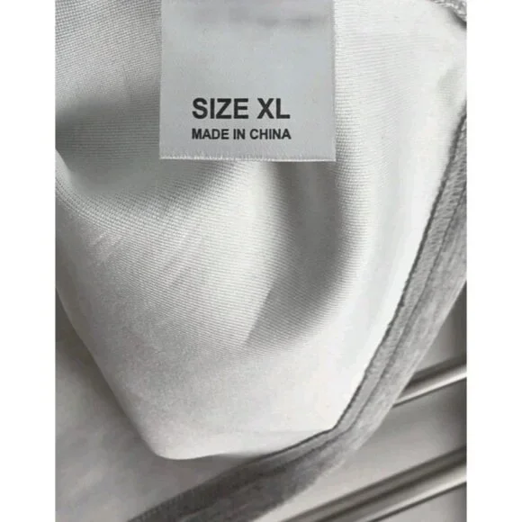 Express Crop Tank Top Women XL Gray Sleeveless Stretch NWT - Picture 4 of 8